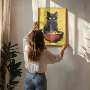 Noodle Cat No 1 Poster