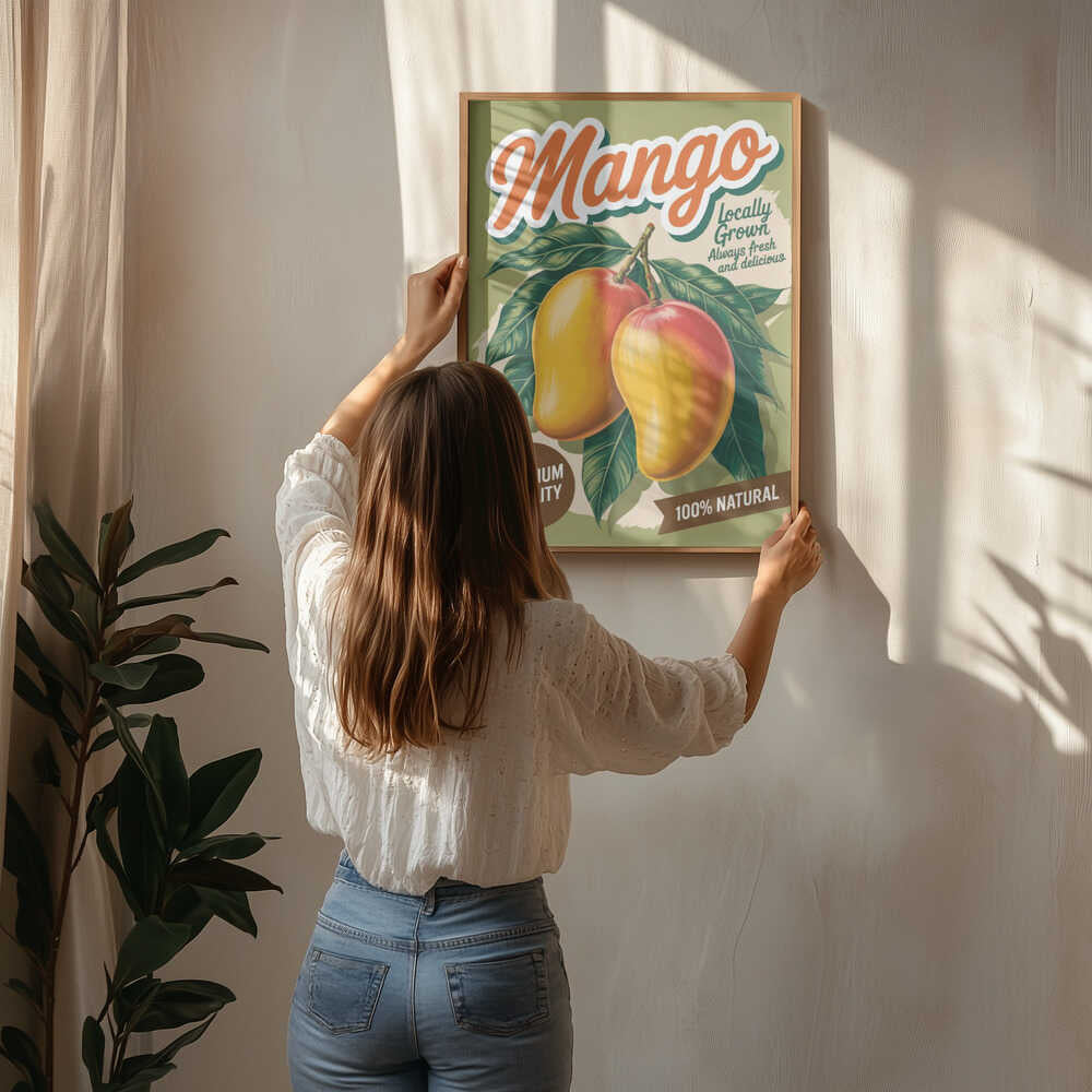 Mango Vintage Poster