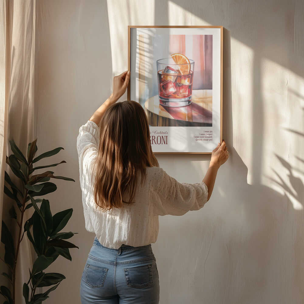 Classic Cocktails - Negroni Poster