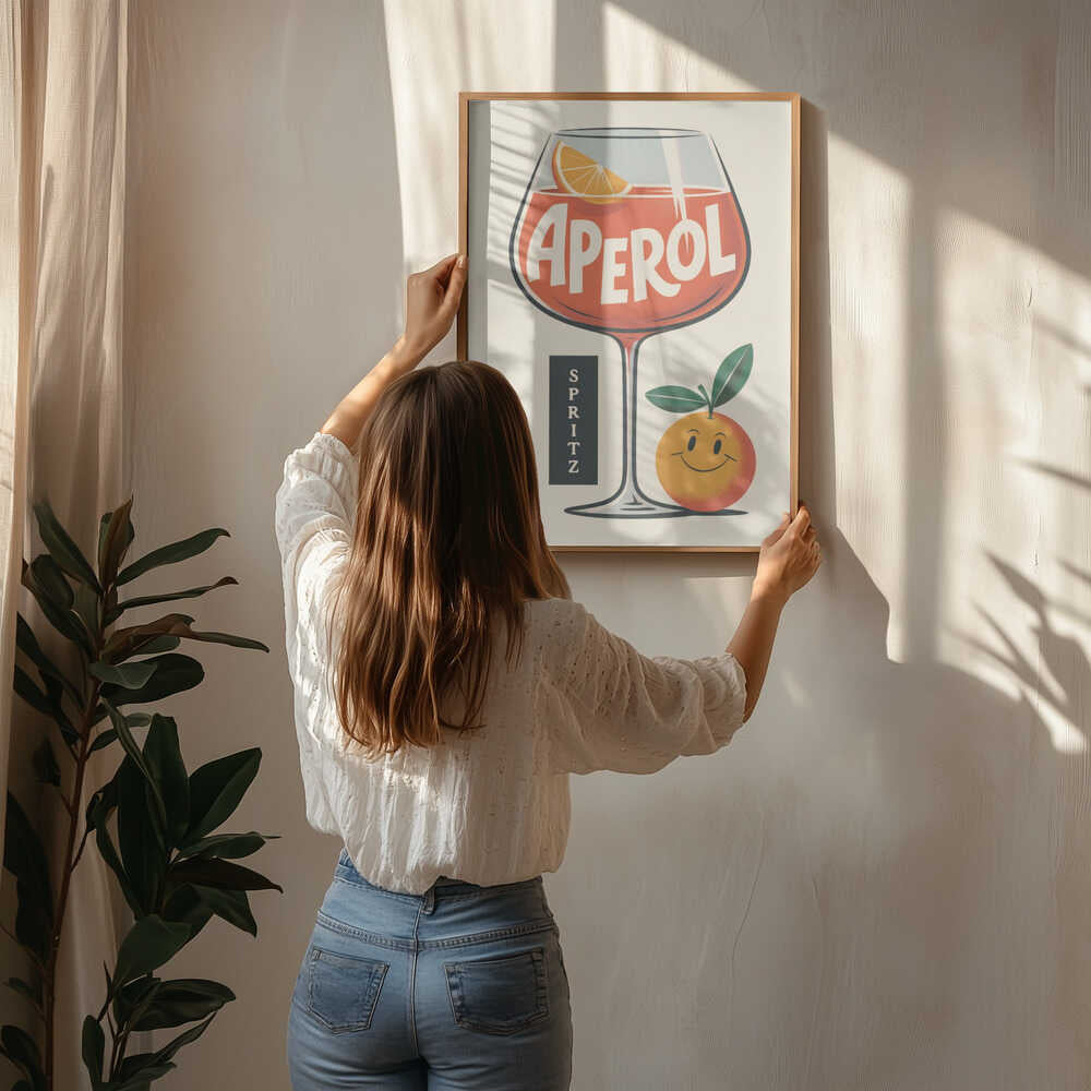 Aperol Spritz Retro Poster