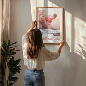 Classic Cocktails - Strawberry Daiquiri Poster