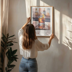 Classic Cocktails - Sazerac Poster