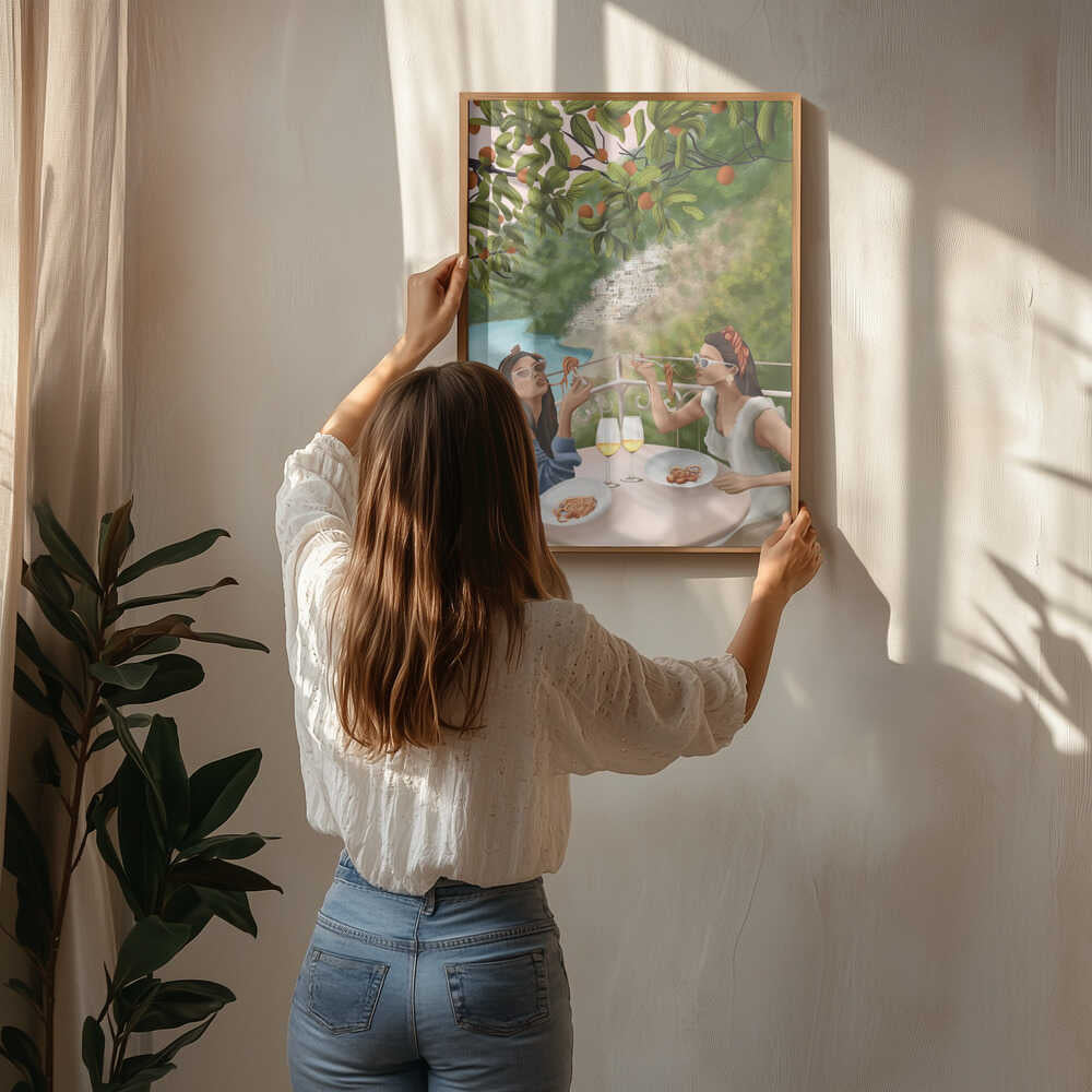 Tasting the Amalfi Breeze Poster