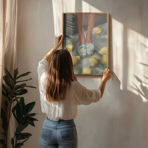 Lemon Steps Poster