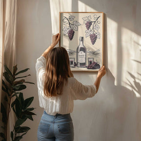 Grappa Bottle Poster