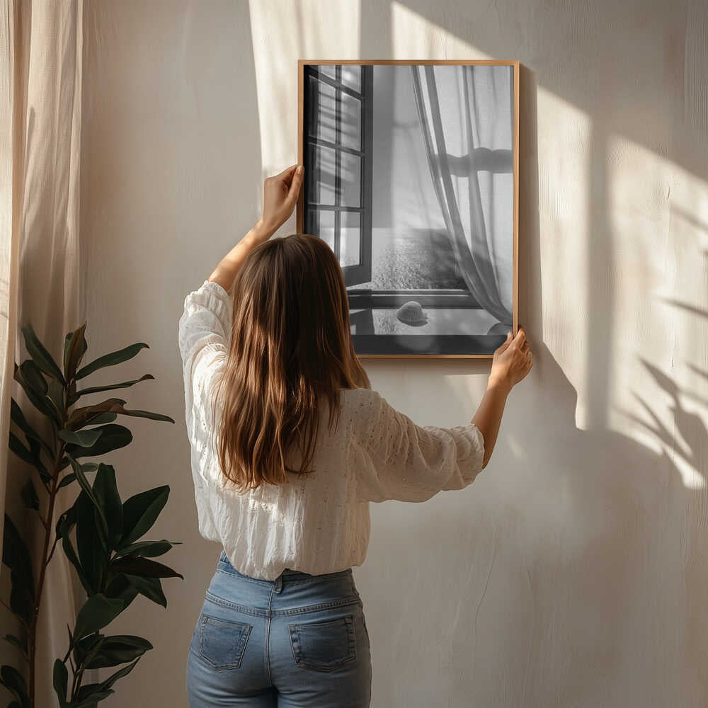 The Seashell In the Window Poster