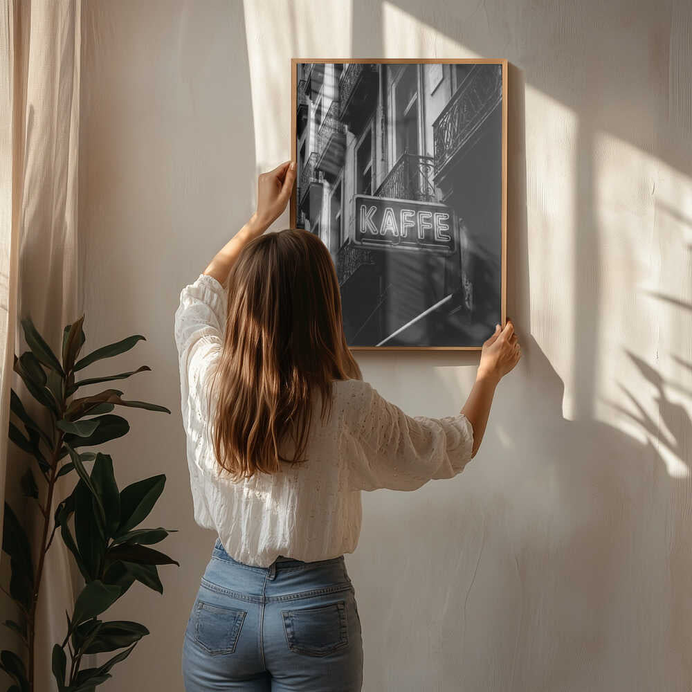 Kaffe Skylt Poster