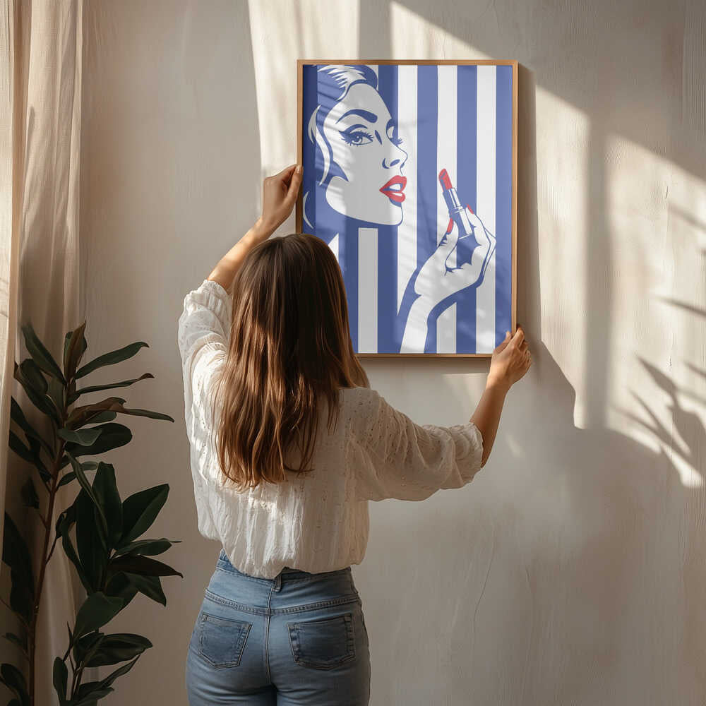 Put On Some Lipstick Poster