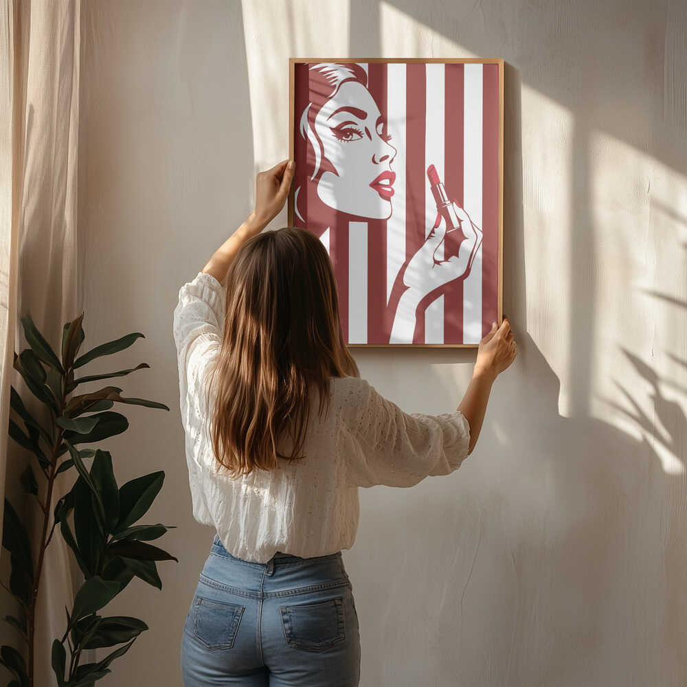 Put On Some Lipstick Poster