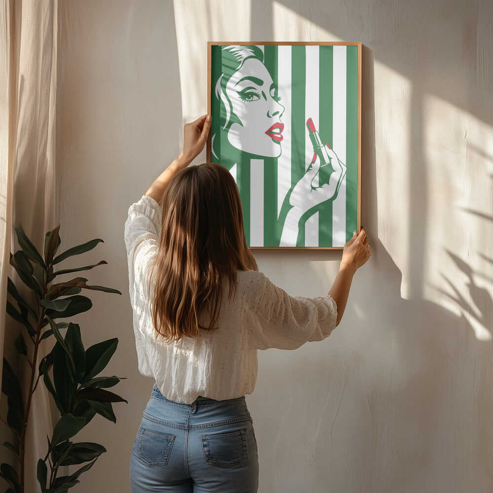 Put On Some Lipstick Poster