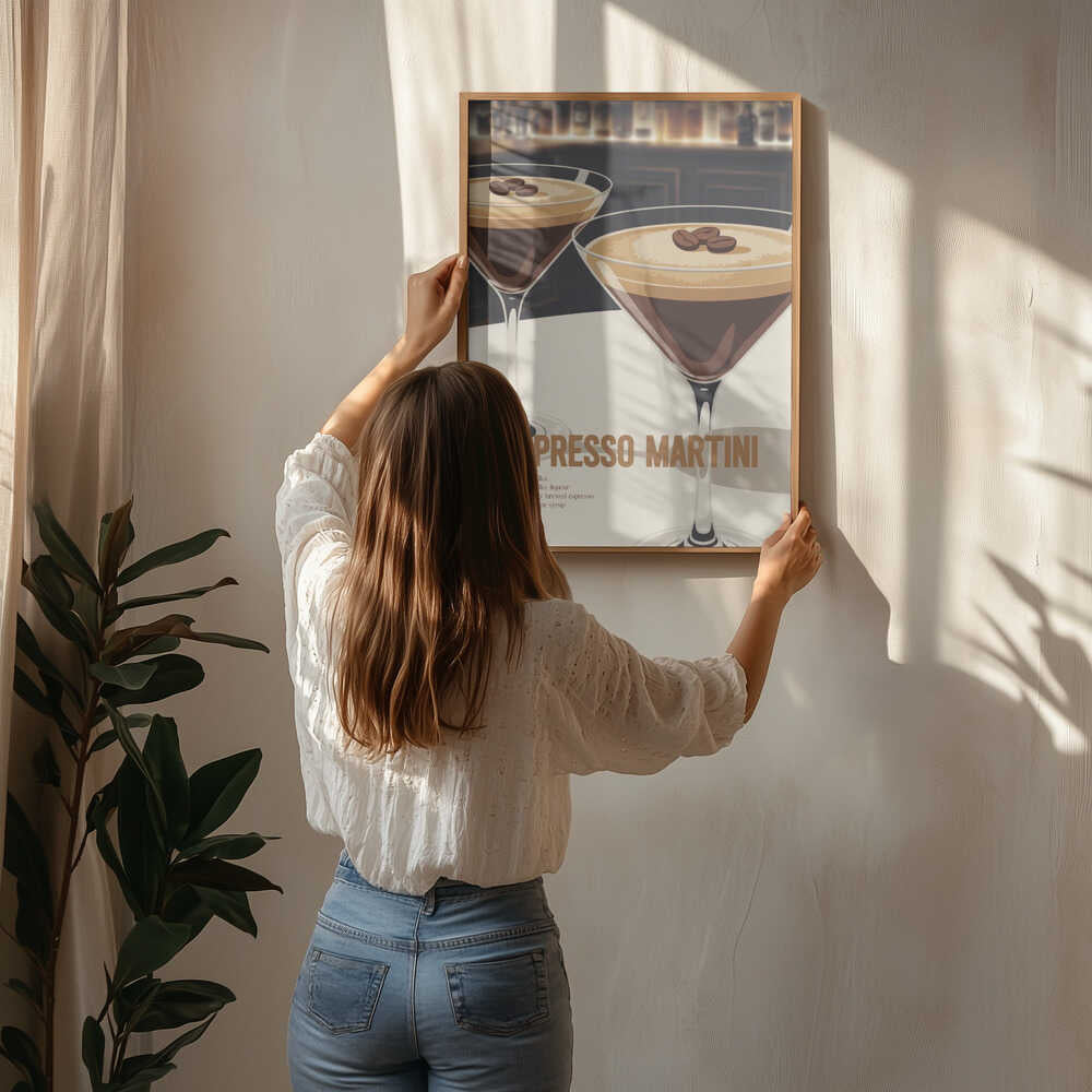 Espresso Martini Recipe Poster