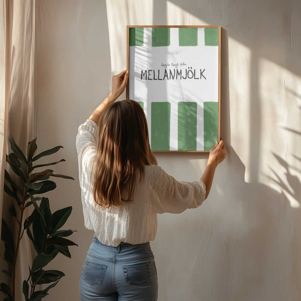 Mellanmjölk Poster