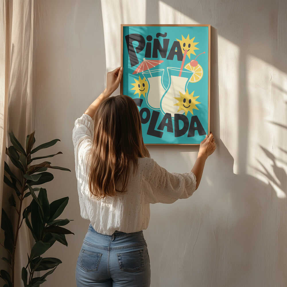 Sunny Pina Colada Poster