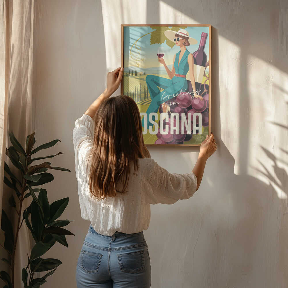 Greetings From Toscana Poster
