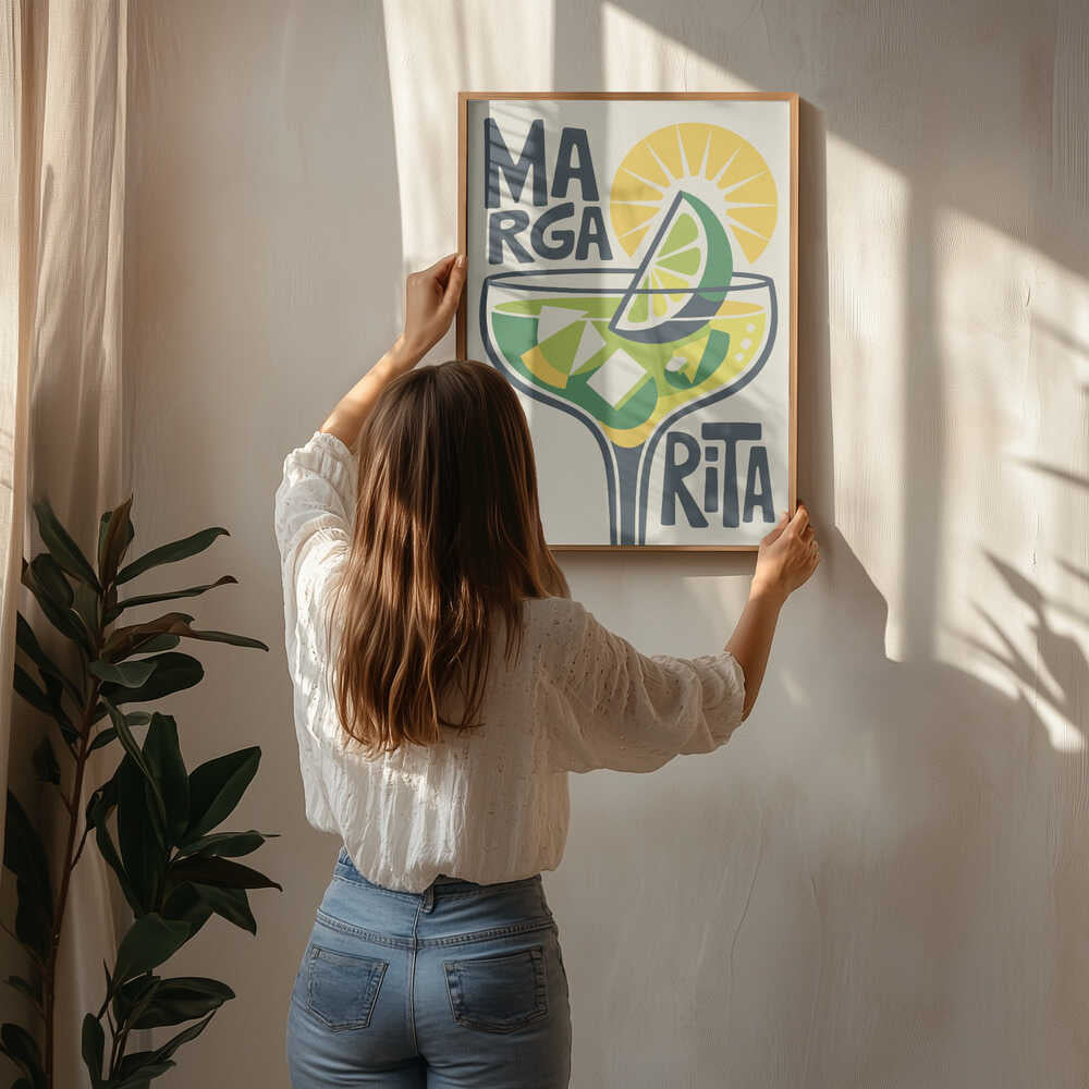 Sunny Margarita Poster