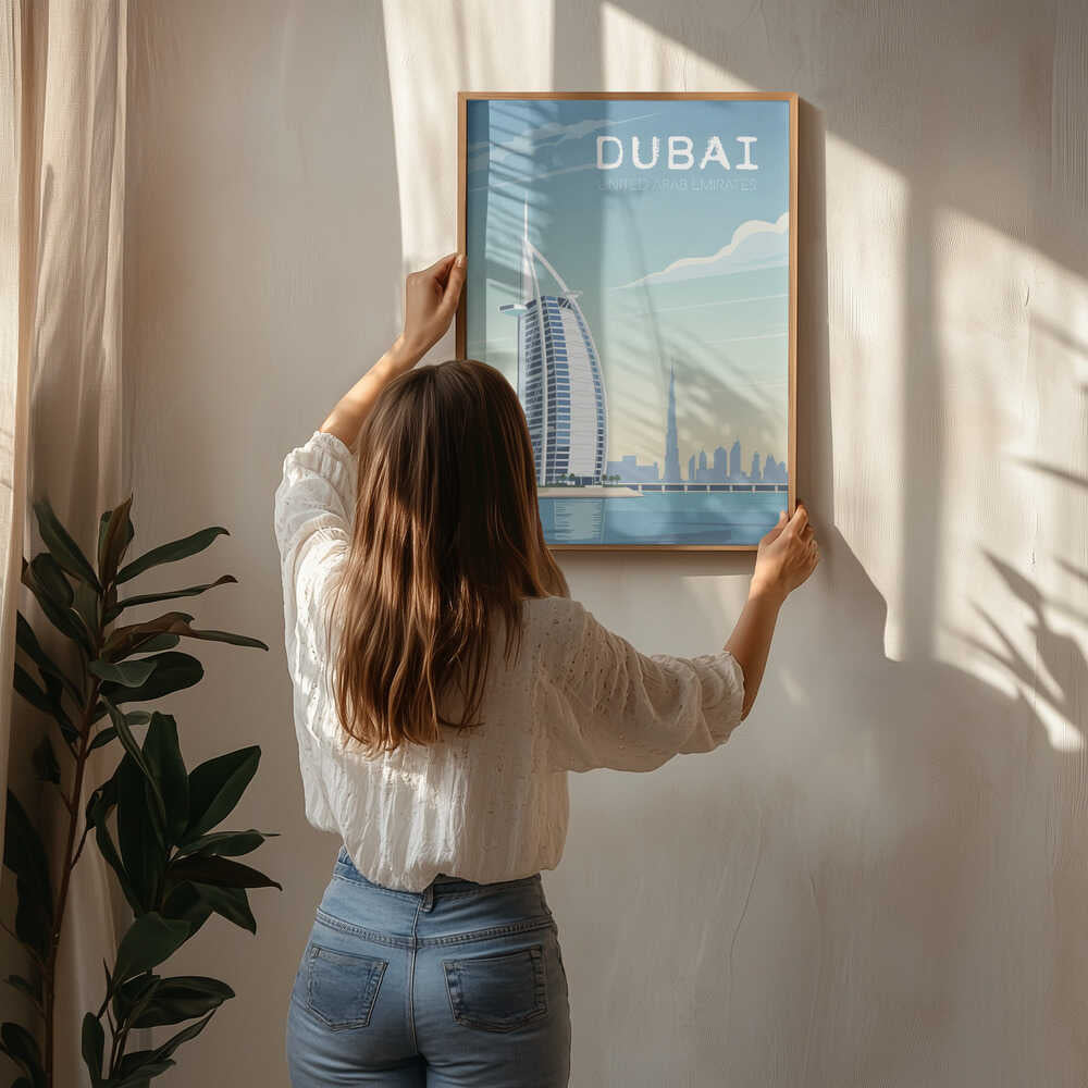 Dubai Travel Poster Poster