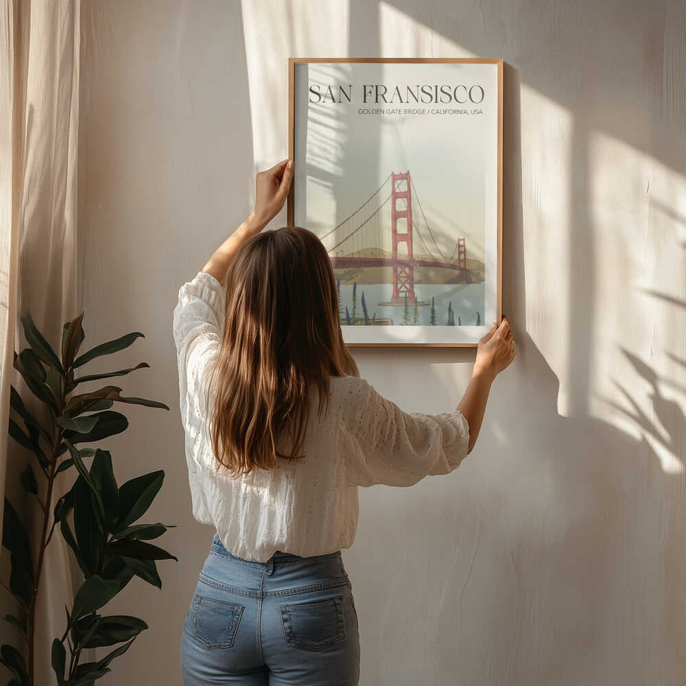 San Fransisco Travel Poster Poster