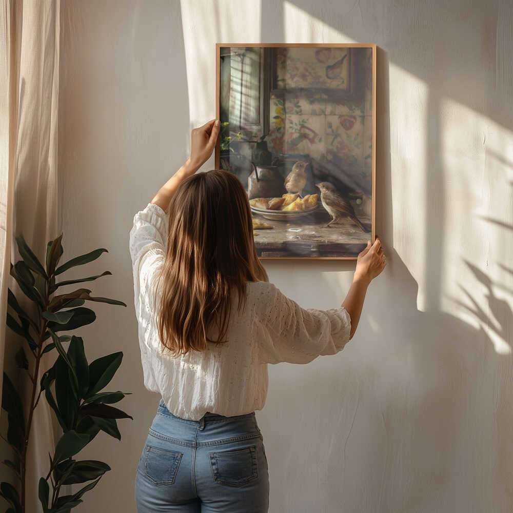 Golden Crumb Delight Poster