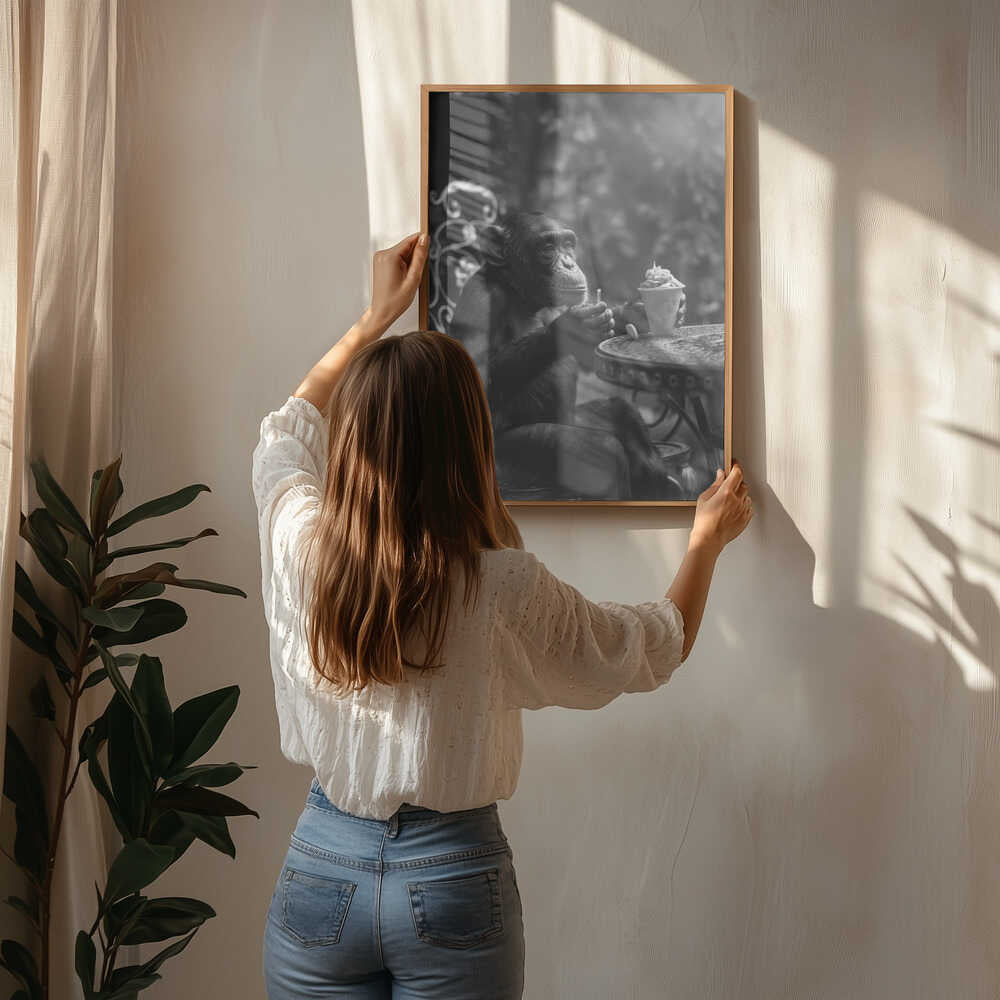 Chimp’s Ice Cream Break Poster