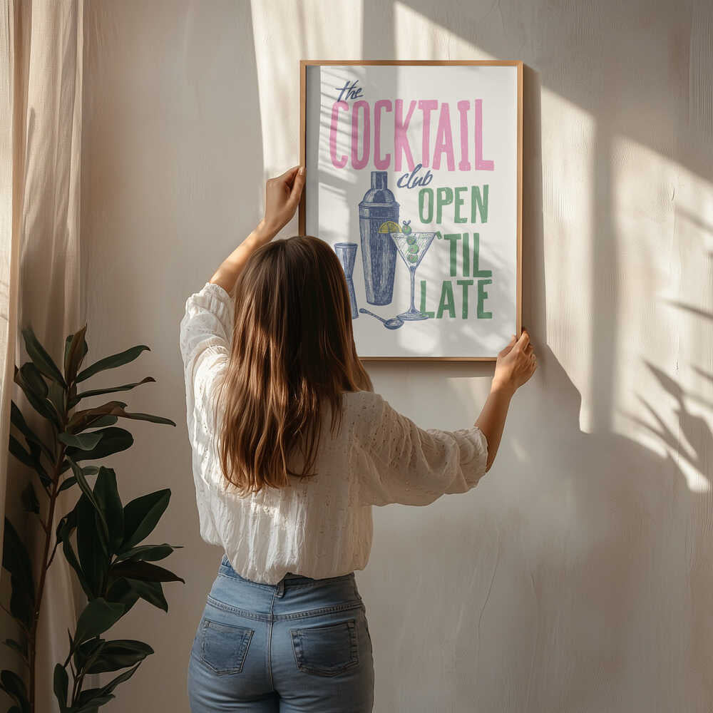 The Cocktail Club Poster