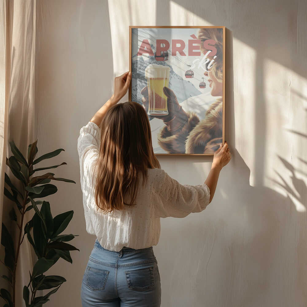 Apres Ski Alpine Poster