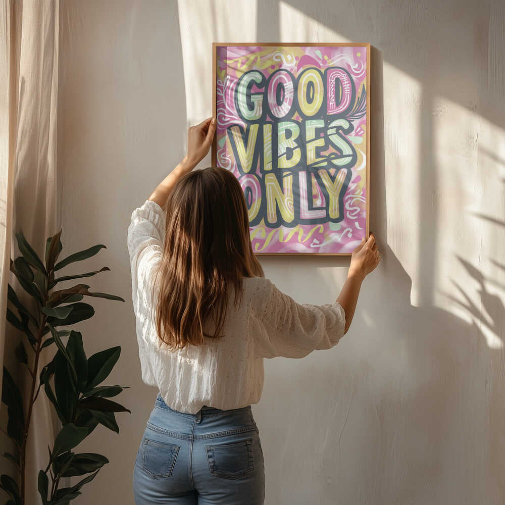 Good Vibes Only No 2 Poster