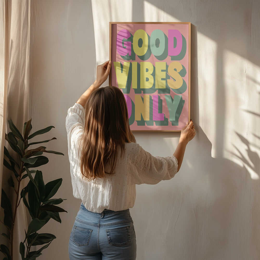 Good Vibes Only No 3 Poster