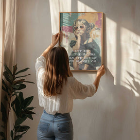 Love Glasses On Poster