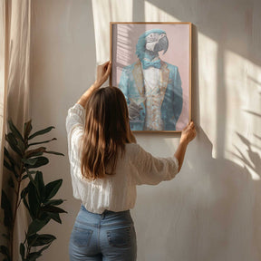 Parrot In Gala Jacket Poster