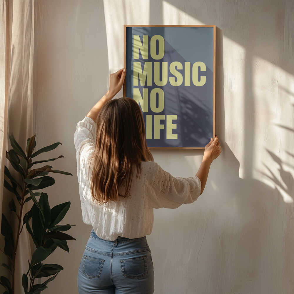 No Music, No Life Poster