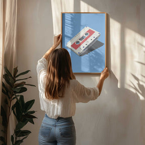Audio Cassette Tape Poster