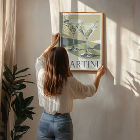 Martini Times Two Poster