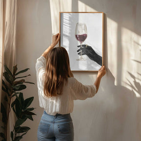 A Glass of Red Wine Poster