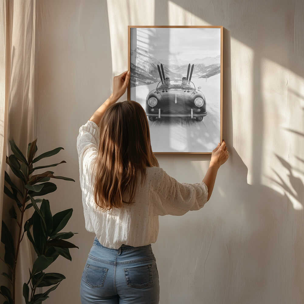 Driving In the Alps Poster