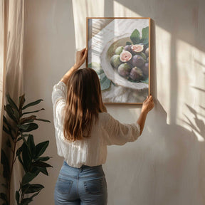 Figs In a Bowl Poster