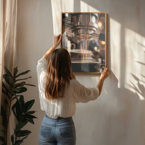 Espresso Brewing Poster