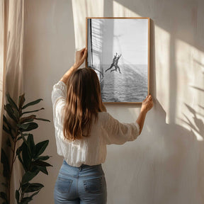 Jumping From a Boat Poster
