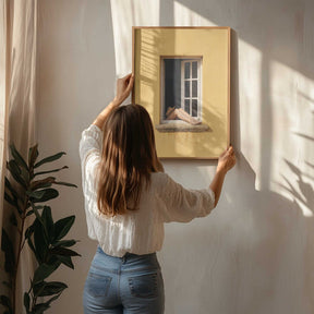 Reading By the Window Poster