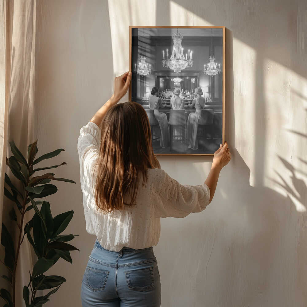 Girls' Night At the Opera Bar Poster