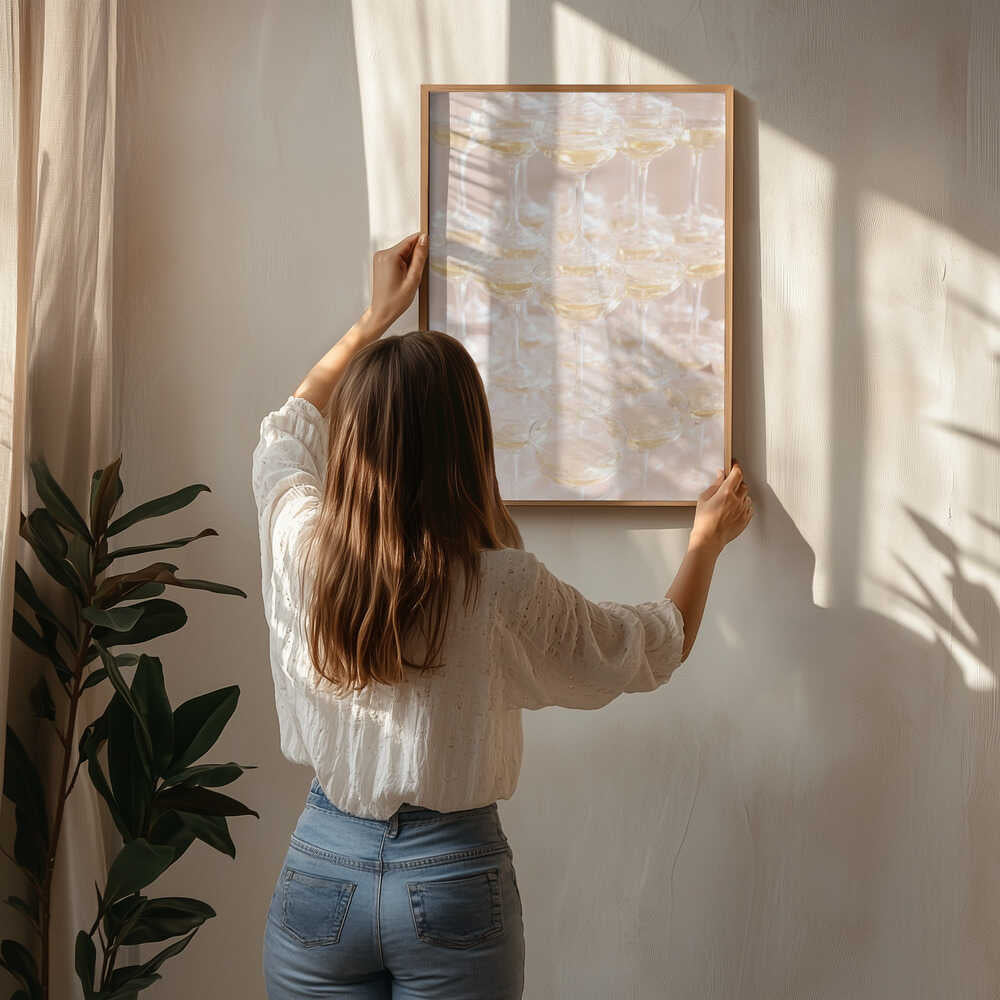 Champagne Tower Poster