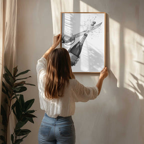 Sabering Champagne Poster