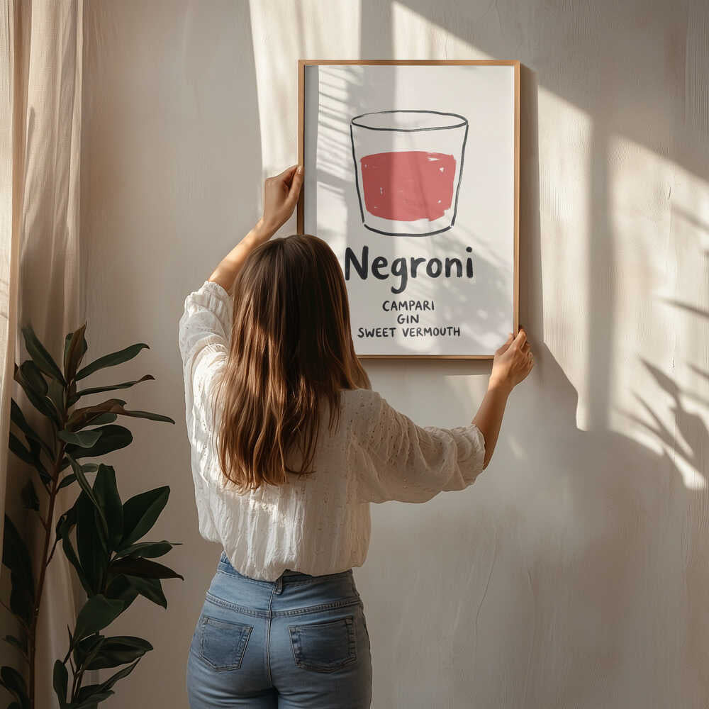 Negroni Sketch Poster