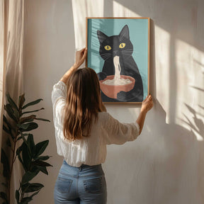 Noodle Cat No 2 Poster
