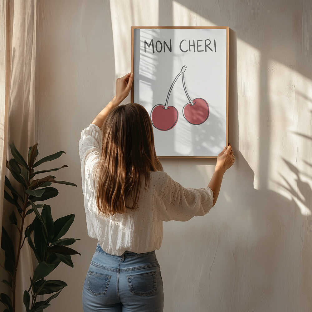 Mon Cheri Sketch Poster