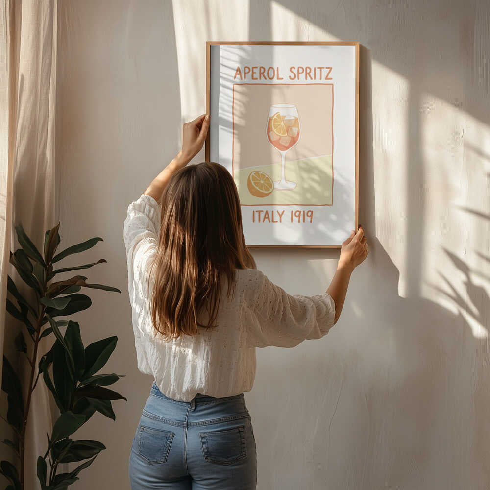 Italian Aperol Spritz Poster